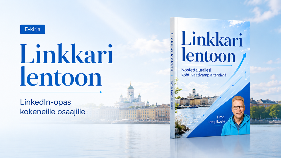 Linkkari lentoon - nostetta urallesi kohti vaativampia työtehtäviä by 4L Training & Consulting Oy